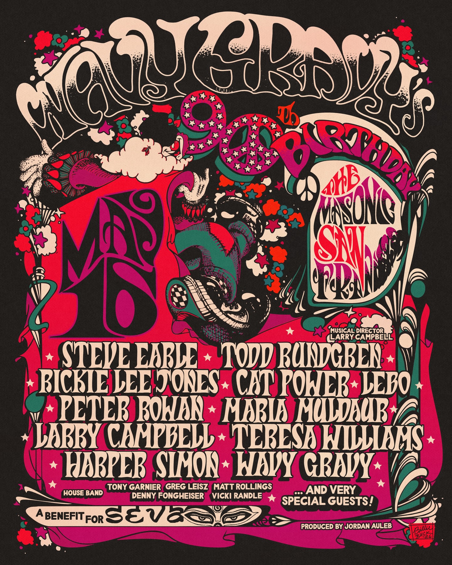 Steve Earle 51 Years of Songs and Stories Tour Poster 2026